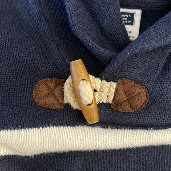 Janie and Jack 12-18 months striped sweater - Picture 3 of 5